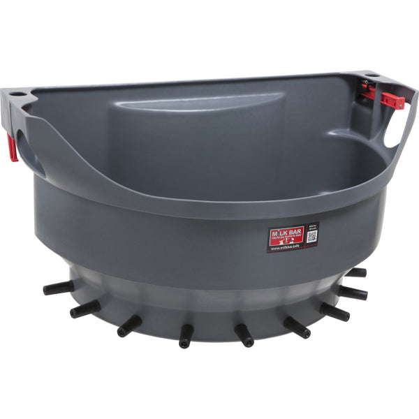 Milk Bar kalverdrinkbak met 10 spenen - Easy Lock haken - 60 liter