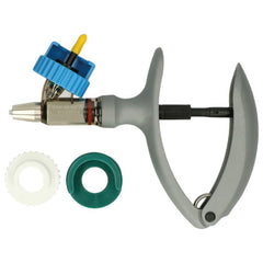 Injectiespuit met fleshouder Eco-Matic LuerLock 5 ml - traploos instelbaar - incl. adapterset