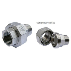 Inox raccord MF - 3/4
