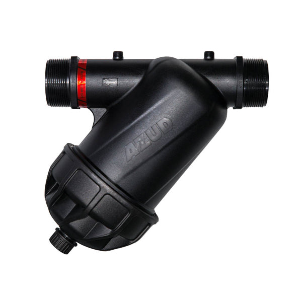 Azud waterfilter inline - 3/4" buitendraad - RVS filterelement 130 micron
