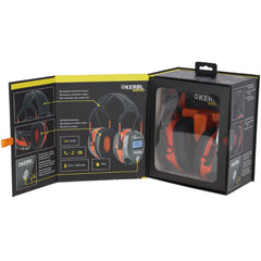 Gehoorbescherming Kerbl met radio en bluetooth - heroplaadbaar