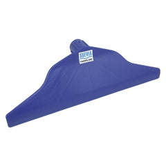 Suevia 300.0609 - Kunststof mestkrabber met schroefdraad blauw 35 cm