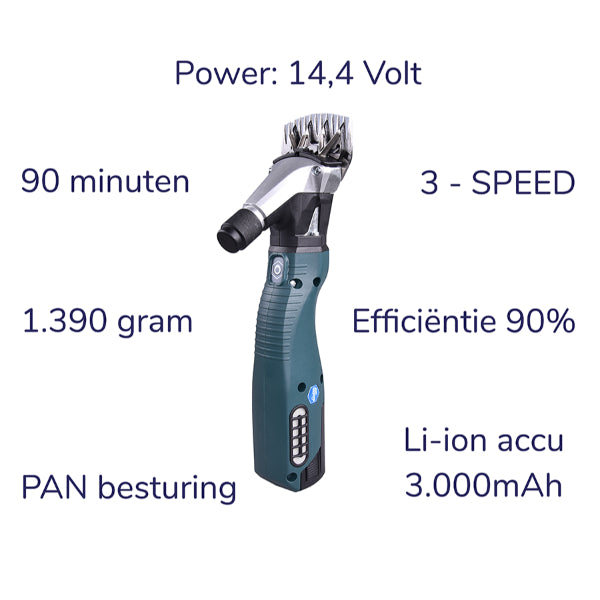 Liscop ProfiLine schaap A5 Li-ion accu - set incl. 2 accu's