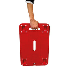 Altrad plateau/verhuiswagen met anti-slip - 4 zwenkwielen