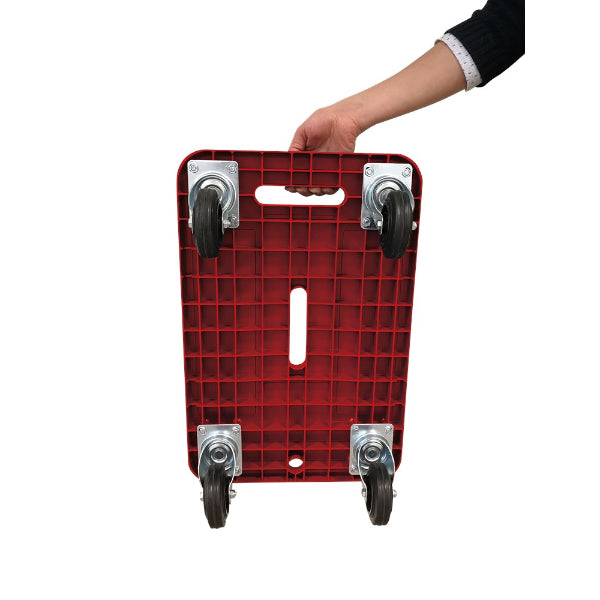 Altrad plateau/verhuiswagen met anti-slip - 4 zwenkwielen