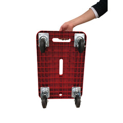 Altrad plateau/verhuiswagen met anti-slip - 4 zwenkwielen