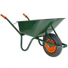 Vabor kruiwagen R801-PA - groen gelakt - 90 liter - 2 ply luchtband - PP velg