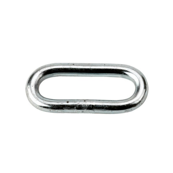 Ovalen schakel - 40 mm lang - verzinkt