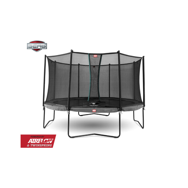Berg Champion Regular 430 Gris + Filet de sécurité Confort